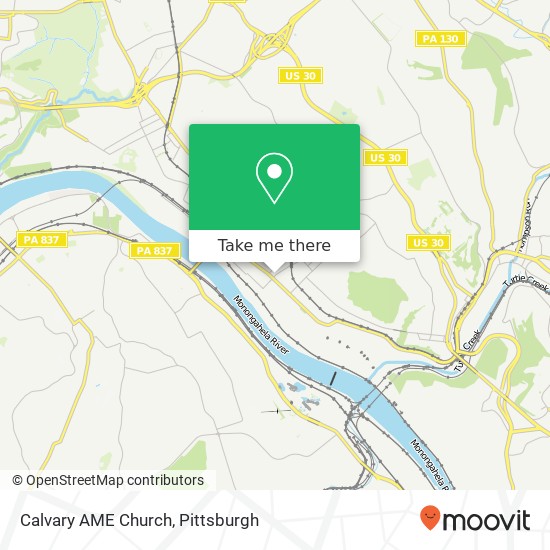 Mapa de Calvary AME Church