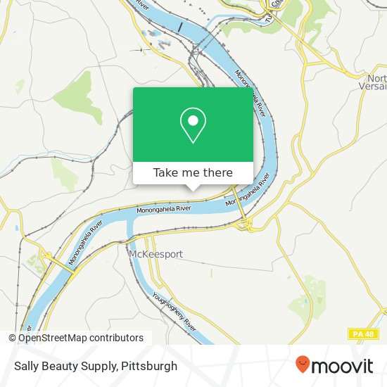 Mapa de Sally Beauty Supply