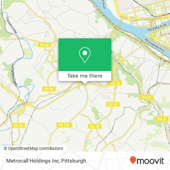 Metrocall Holdings Inc map