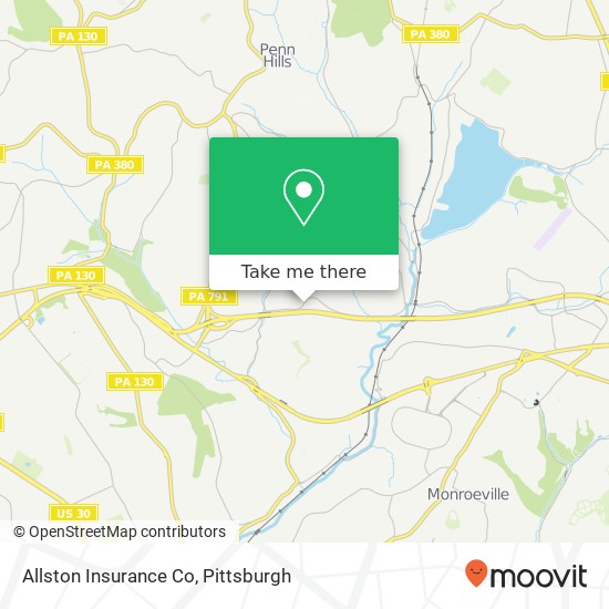 Mapa de Allston Insurance Co