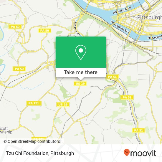 Mapa de Tzu Chi Foundation