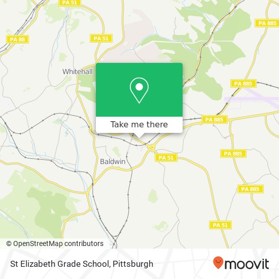 St Elizabeth Grade School map