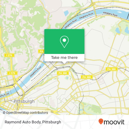 Raymond Auto Body map