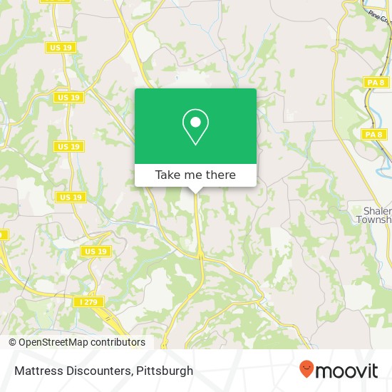 Mattress Discounters map