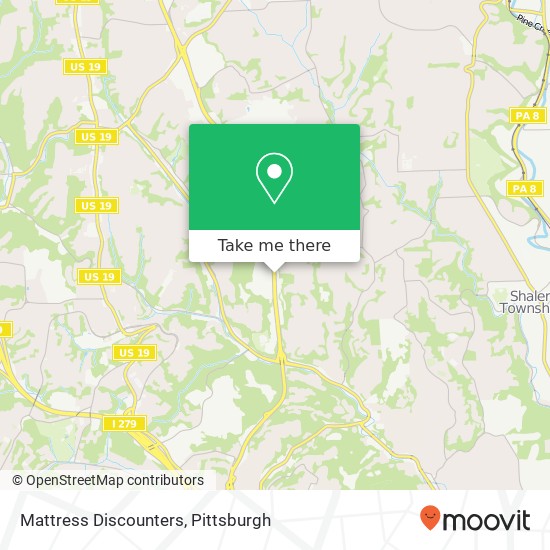 Mapa de Mattress Discounters