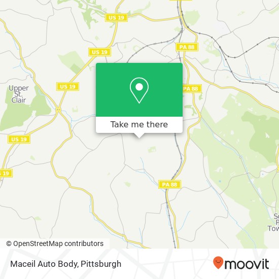 Mapa de Maceil Auto Body