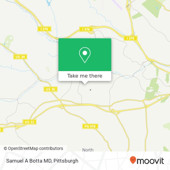 Samuel A Botta MD map