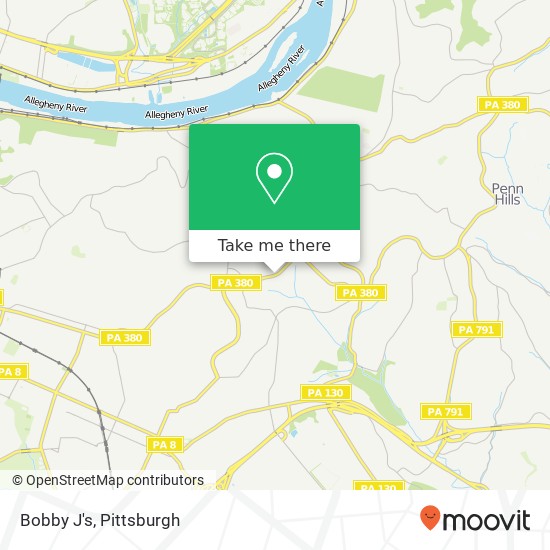 Bobby J's map