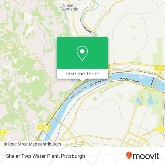 Mapa de Shaler Twp Water Plant