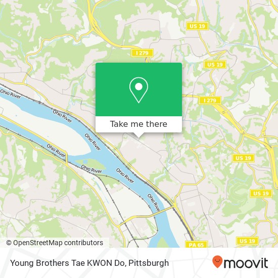 Mapa de Young Brothers Tae KWON Do