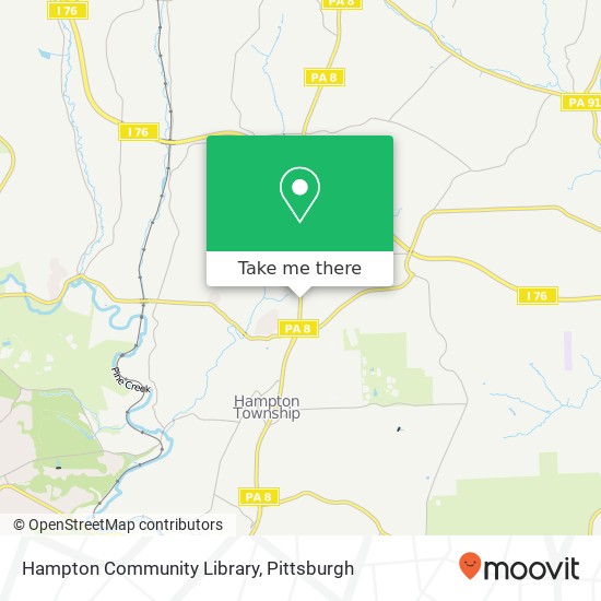 Mapa de Hampton Community Library