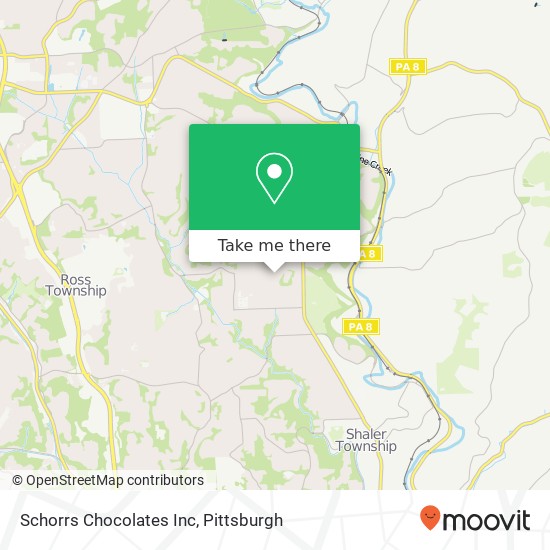 Mapa de Schorrs Chocolates Inc