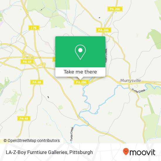 LA-Z-Boy Furntiure Galleries map