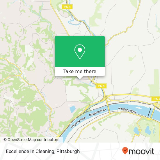Excellence In Cleaning map