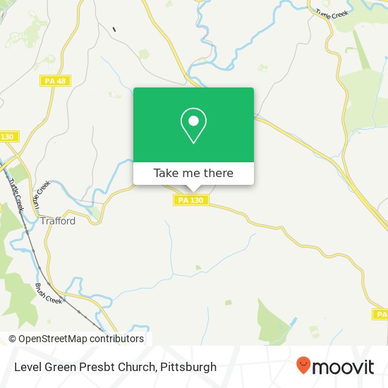 Level Green Presbt Church map