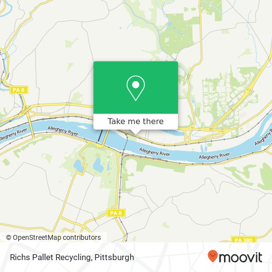 Richs Pallet Recycling map