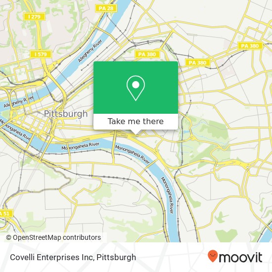 Covelli Enterprises Inc map