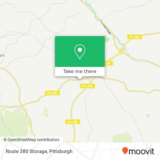 Route 380 Storage map