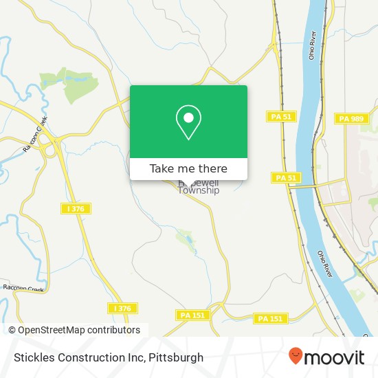 Stickles Construction Inc map