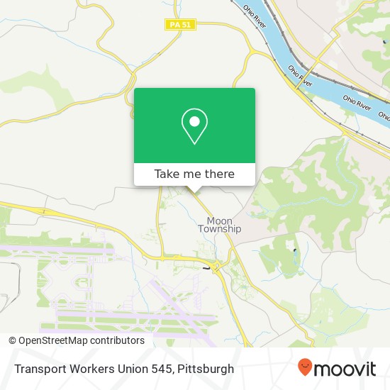 Transport Workers Union 545 map