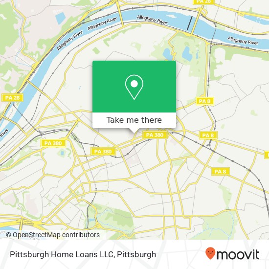 Pittsburgh Home Loans LLC map