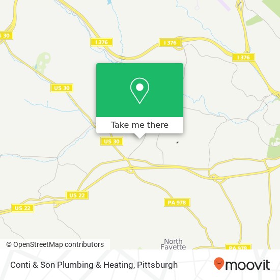 Conti & Son Plumbing & Heating map