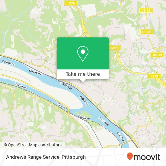 Mapa de Andrews Range Service