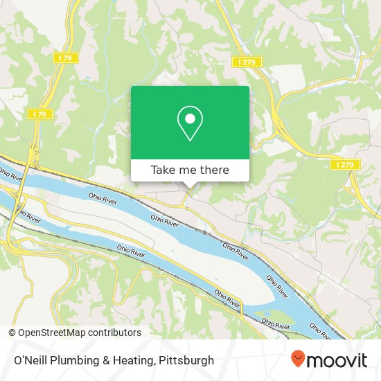 Mapa de O'Neill Plumbing & Heating
