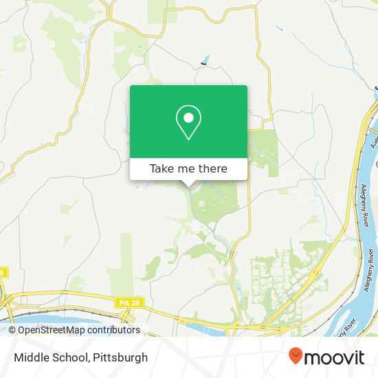 Mapa de Middle School