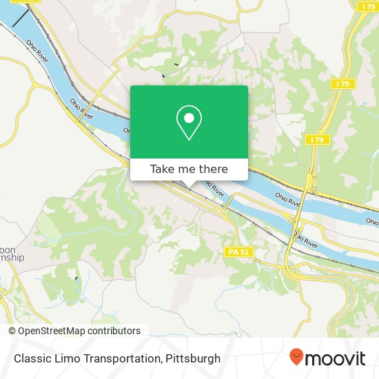 Mapa de Classic Limo Transportation