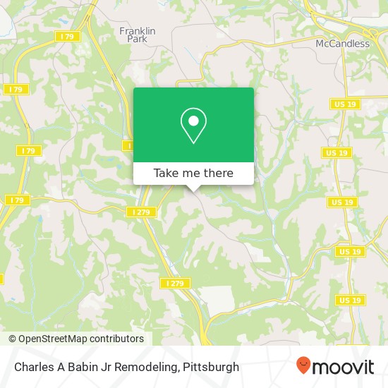 Mapa de Charles A Babin Jr Remodeling
