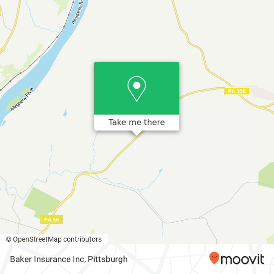Baker Insurance Inc map
