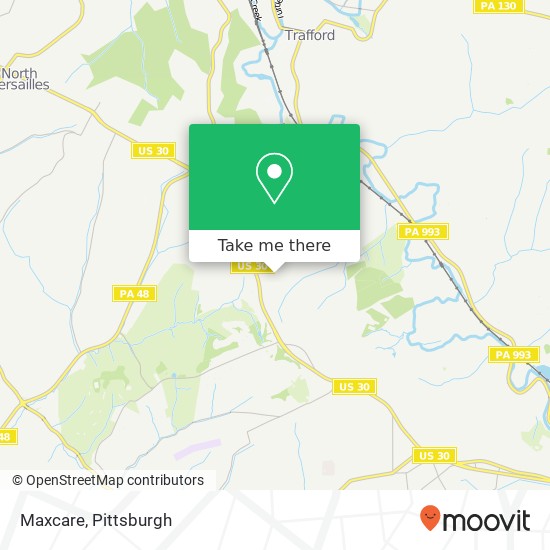 Maxcare map