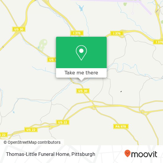 Thomas-Little Funeral Home map