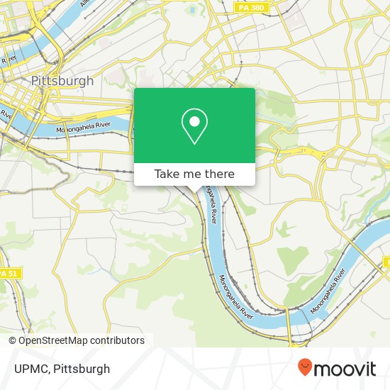 UPMC map