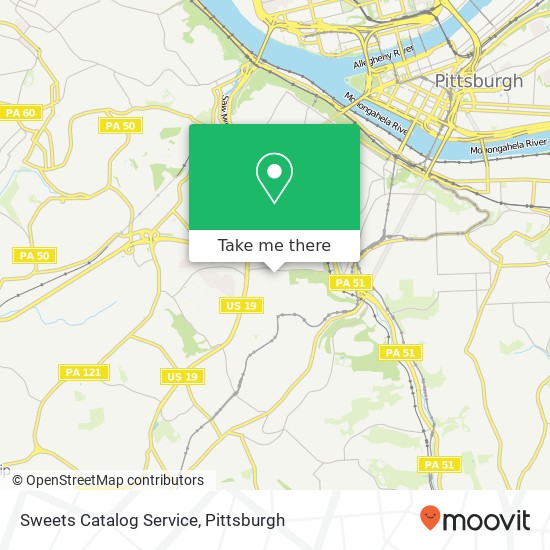 Sweets Catalog Service map