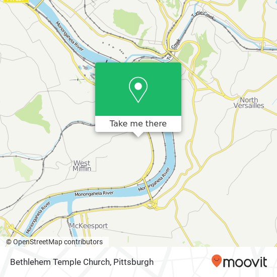 Bethlehem Temple Church map