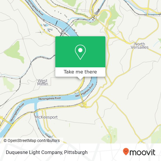 Mapa de Duquesne Light Company