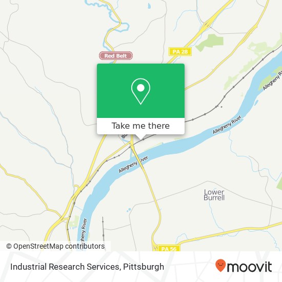 Industrial Research Services map