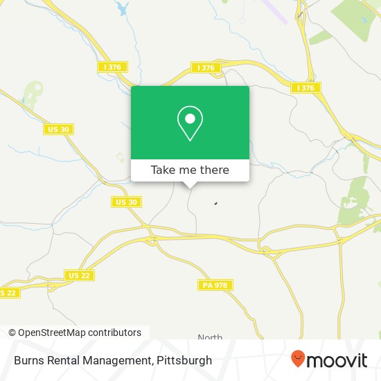 Burns Rental Management map