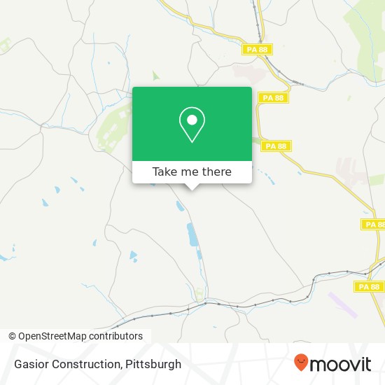 Gasior Construction map