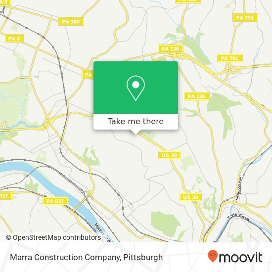 Mapa de Marra Construction Company
