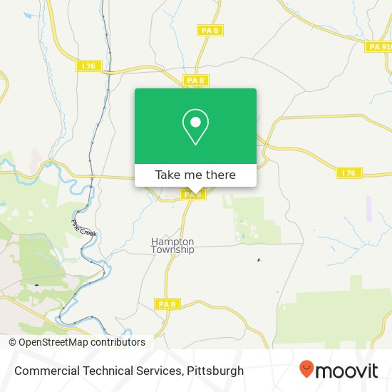 Commercial Technical Services map