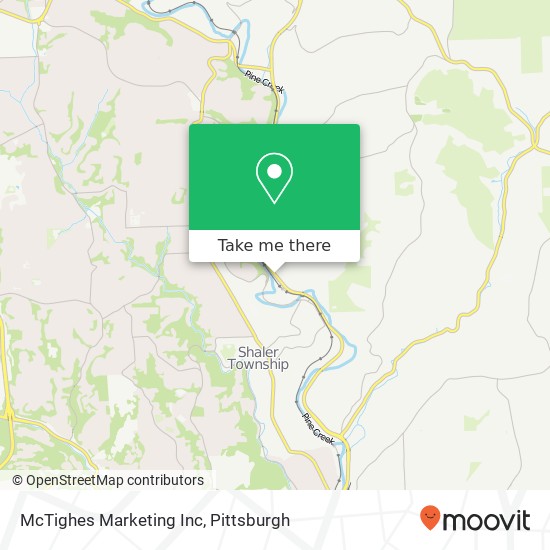 McTighes Marketing Inc map