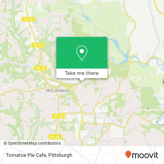 Mapa de Tomatoe Pie Cafe