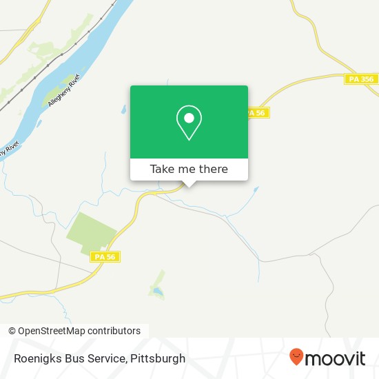 Mapa de Roenigks Bus Service