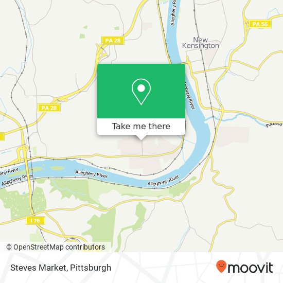 Mapa de Steves Market