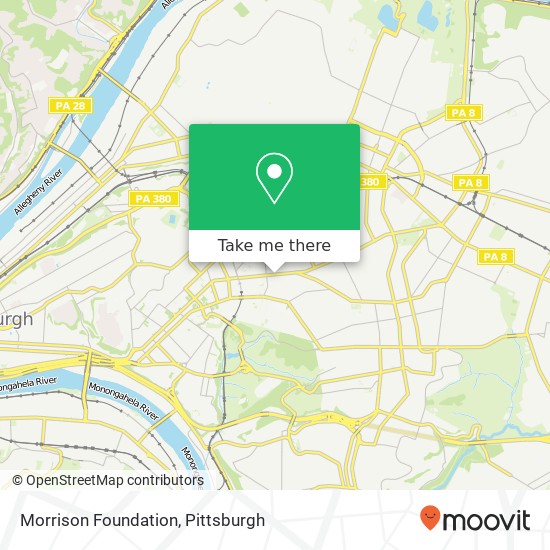 Morrison Foundation map