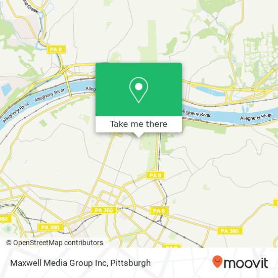 Maxwell Media Group Inc map