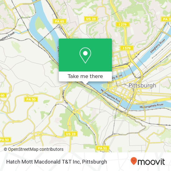 Hatch Mott Macdonald T&T Inc map